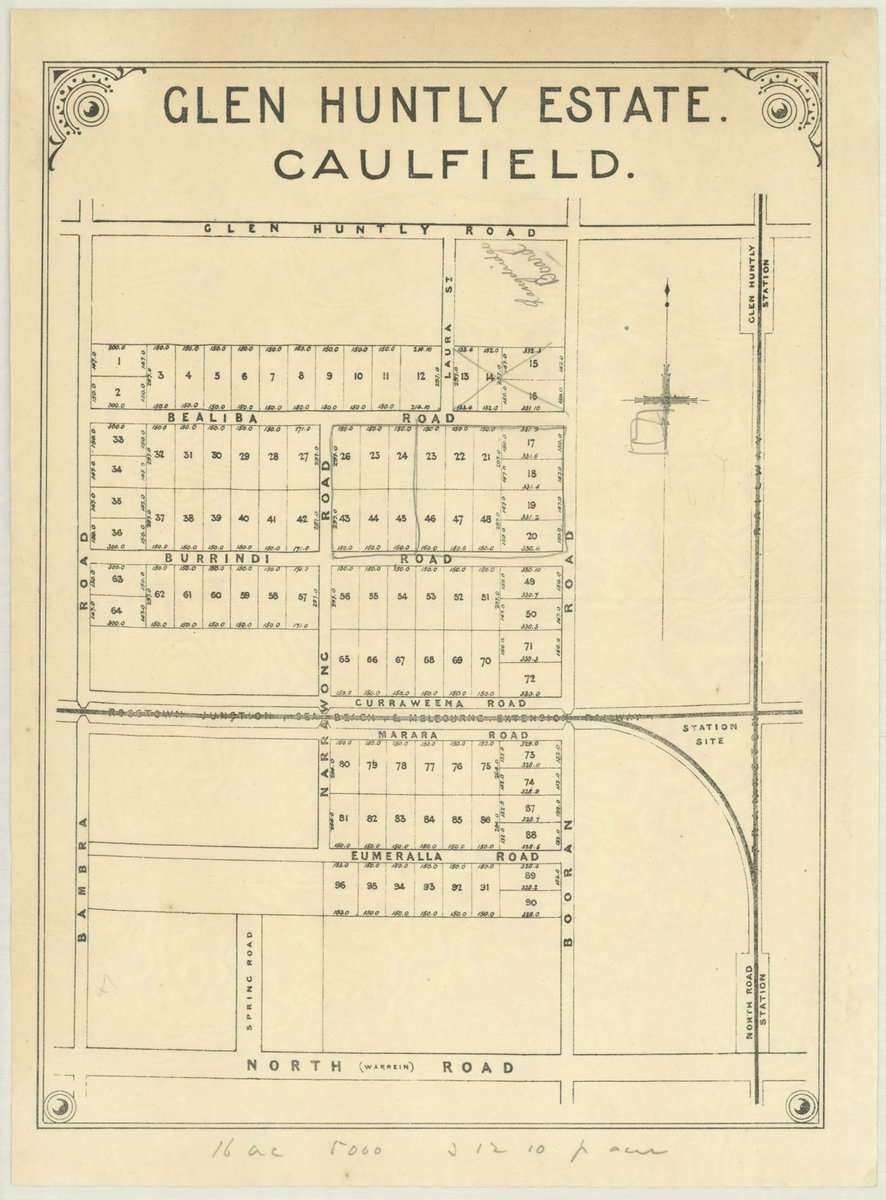 Glen Huntly Estate Caulfield (c. 1885)