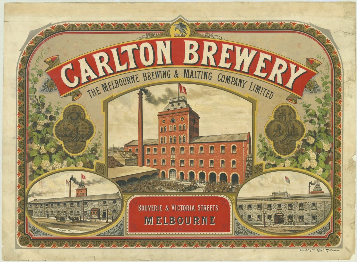 Carlton Brewery ... Bouverie & Victoria Streets Melbourne (1875)