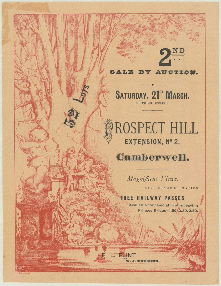 Prospect Hill Extension No.2, Camberwell. [Auction notice] (1885)