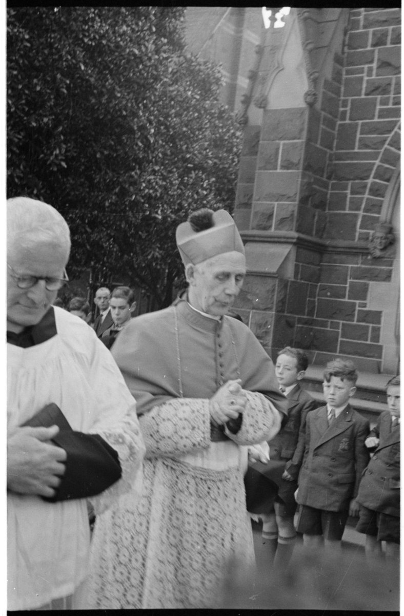 "Religious Procession And Service, Possibly Immaculate Conception Church, Hawthorn, Vic." (1940–50)