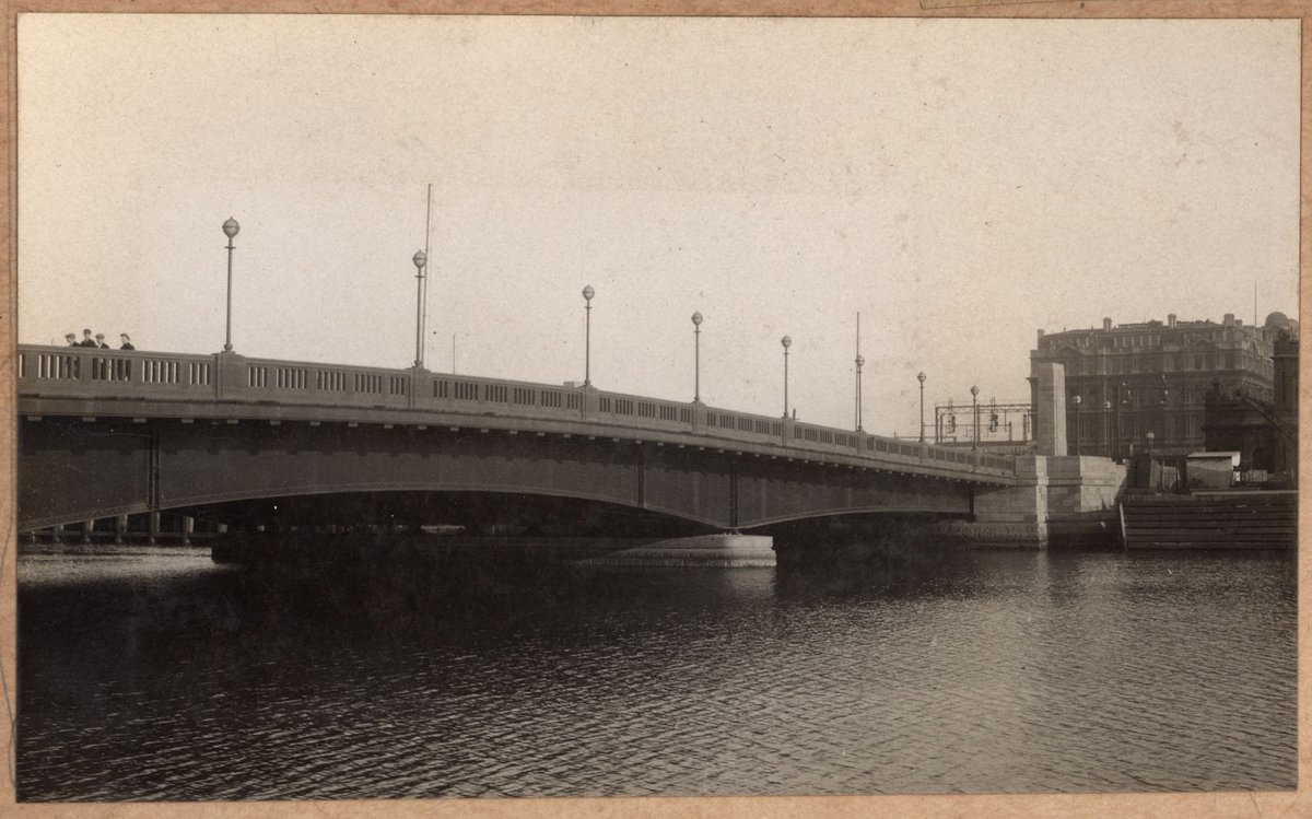 Spencer Street Bridge, Melbourne, Vic, Melbourne City (1930)