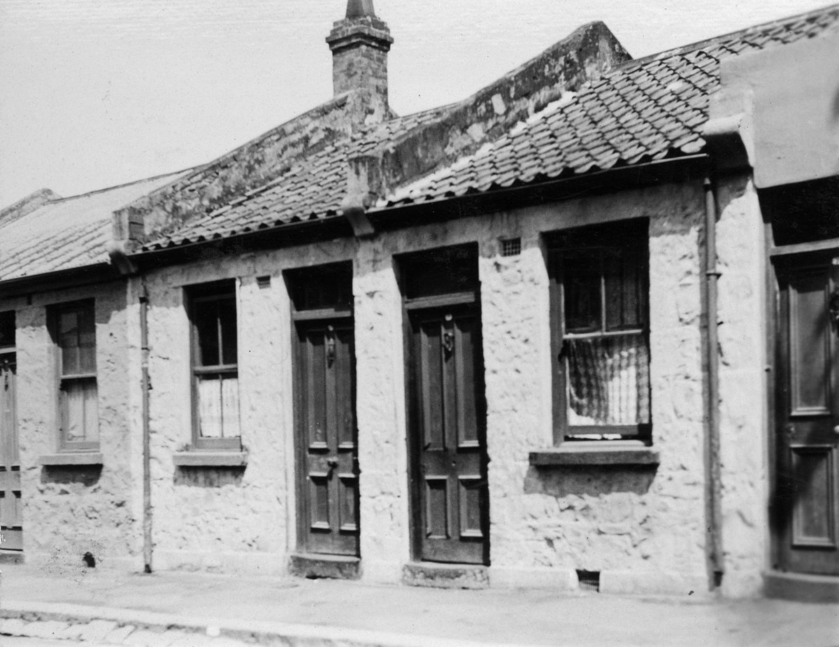 Fitzroy. A terrace of four houses in Marion Street (c. 1935)