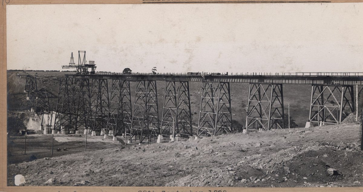 Albion to Broadmeadows - Maribyrnong River viaduct - general views (1928)