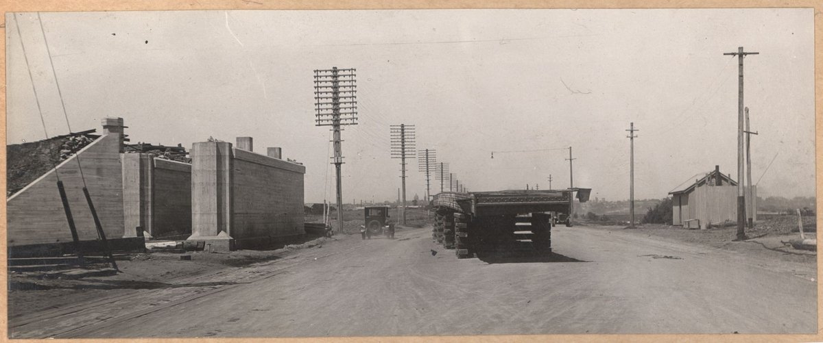 South Kensington to West Footscray. Bridge over Dynon Road. Superstructure (1927)
