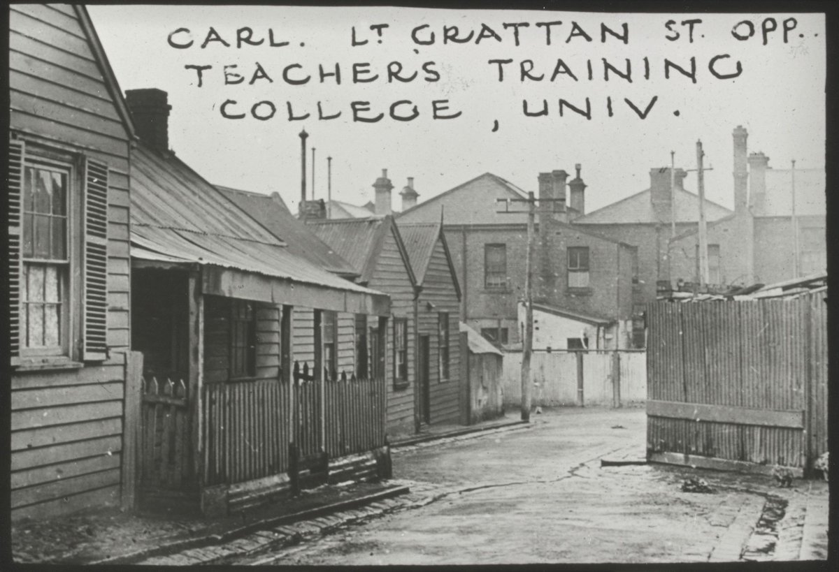 Carlton. Little Grattan Street, opposite Teachers' Training College (c. 1935)