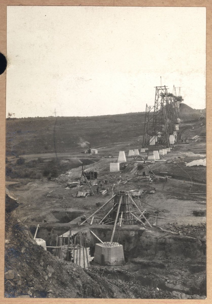 Albion to Broadmeadows - general views of Maribyrnong River viaduct (1928)
