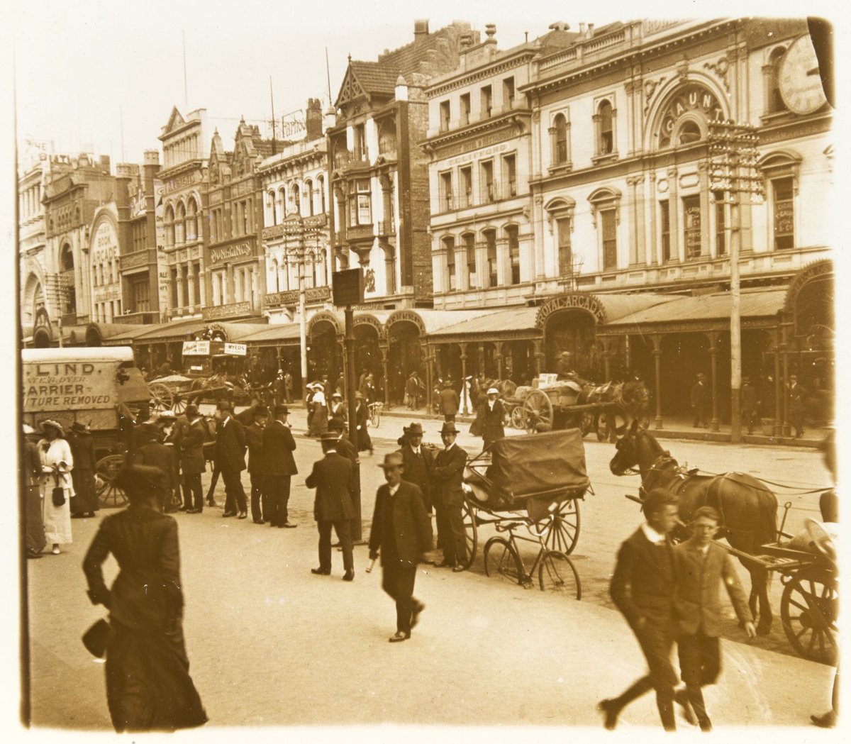 Bourke Street, Melbourne, Melbourne City (c. 1910)
