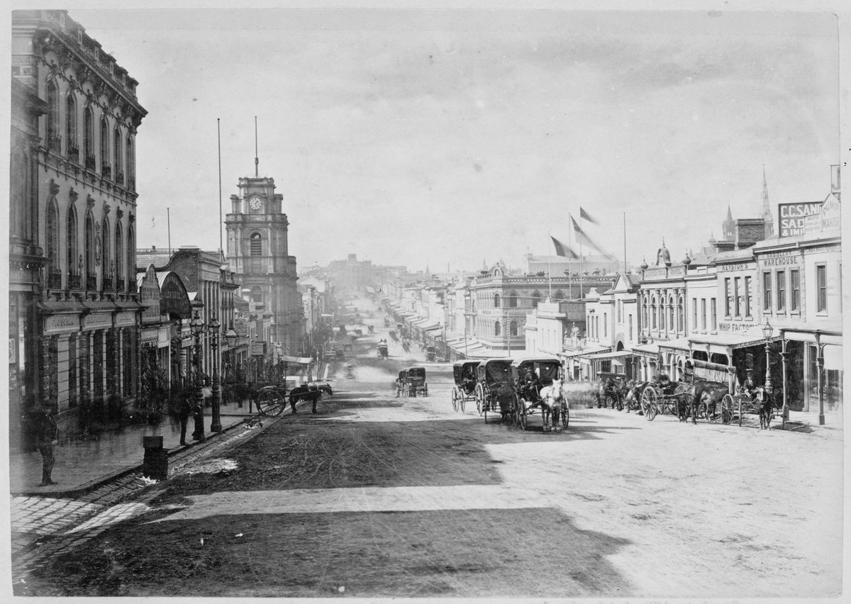 Bourke Street, Melbourne City (1870–80)