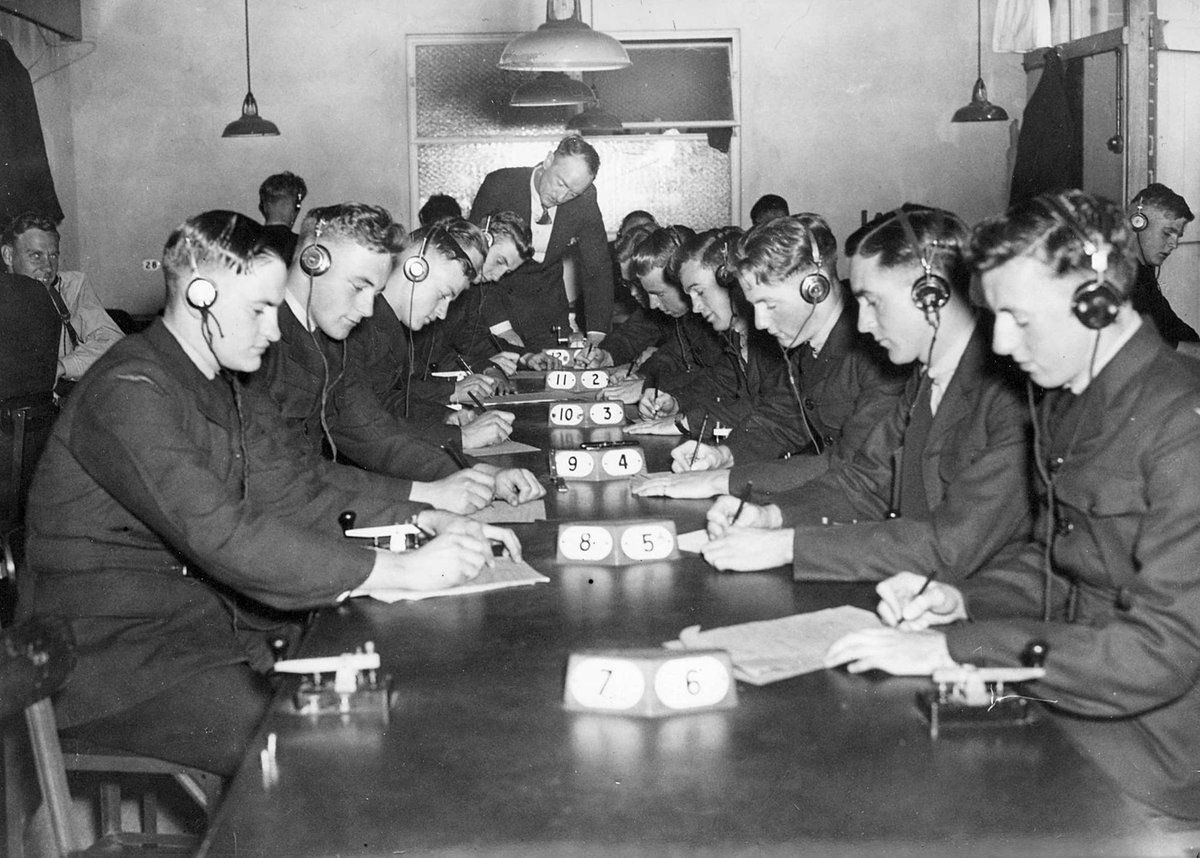 RAAF Trainees at Melb Tech [i.e. Melbourne Technical College] (c. 1941)