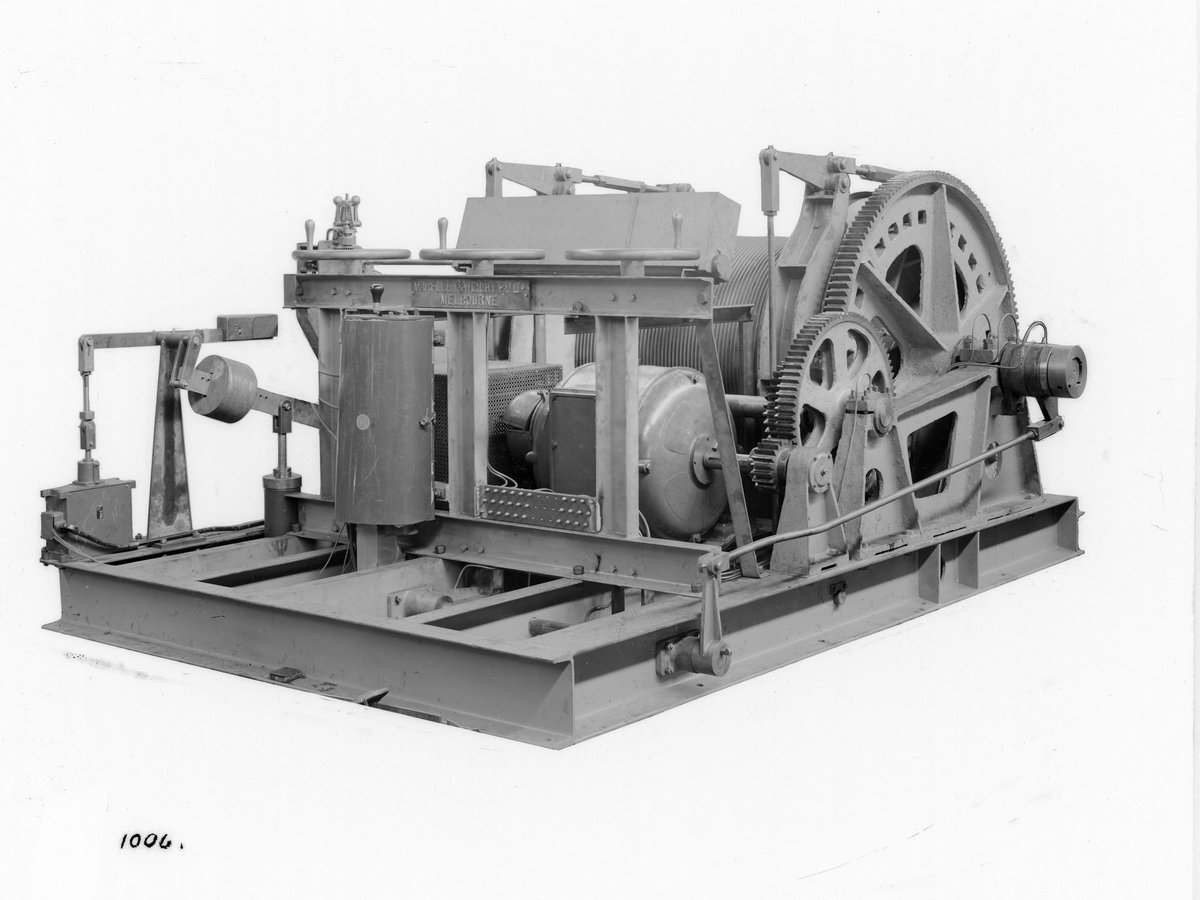 Machinery manufactured by Marfleet and Weight Pty Ltd, Melbourne (1939)