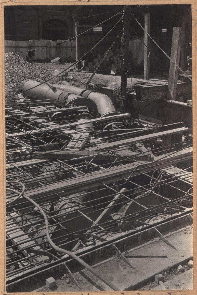 Spencer Street bridge: north abutment, Melbourne City (1929)