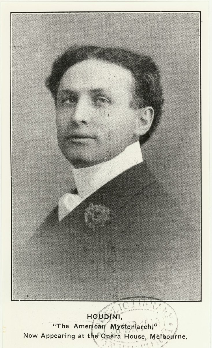 Houdini, the American mysteriarch, now appearing at the Opera House, Melbourne (1910–93)