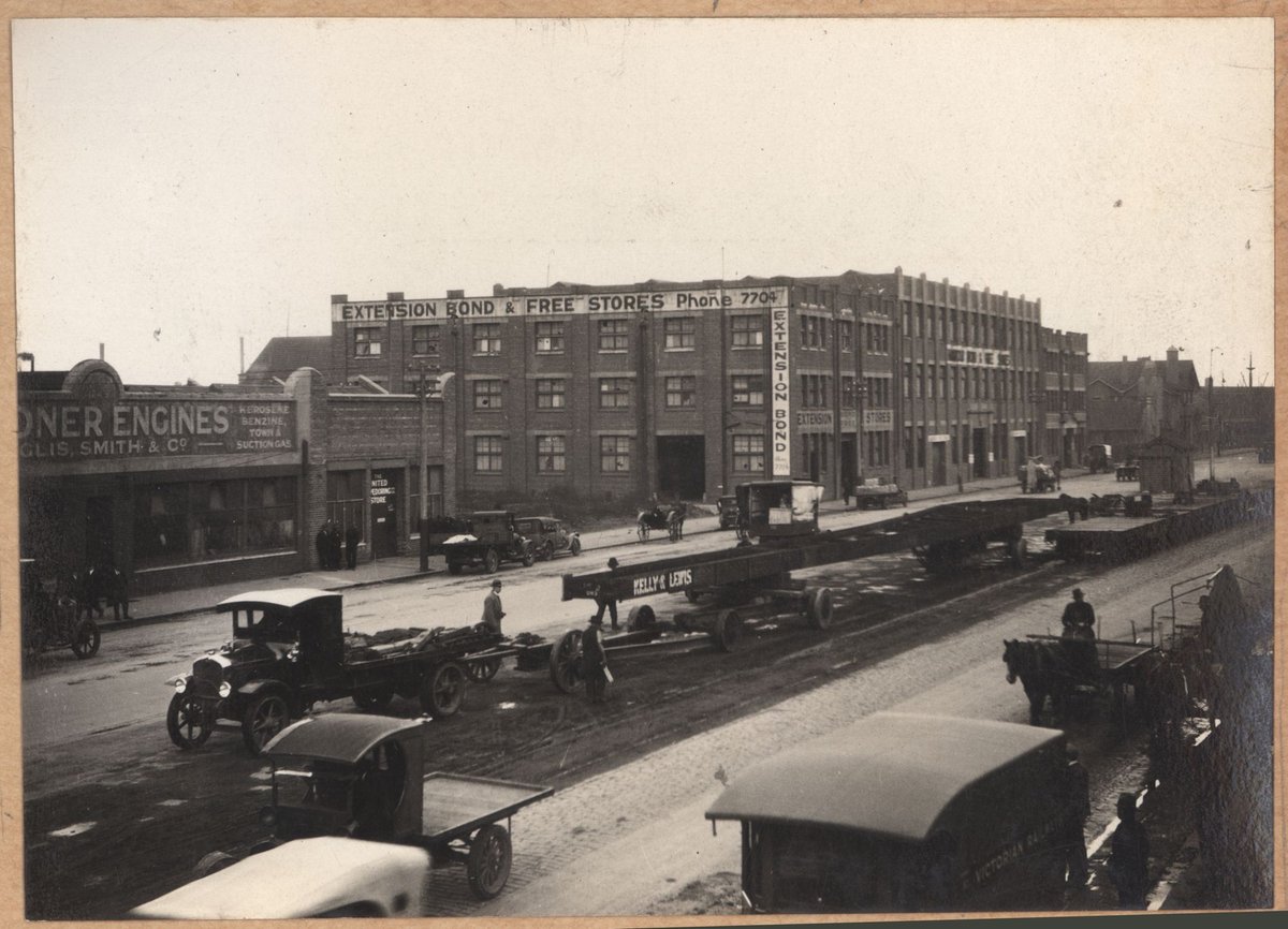 Spencer Street bridge, Melbourne City (1929)