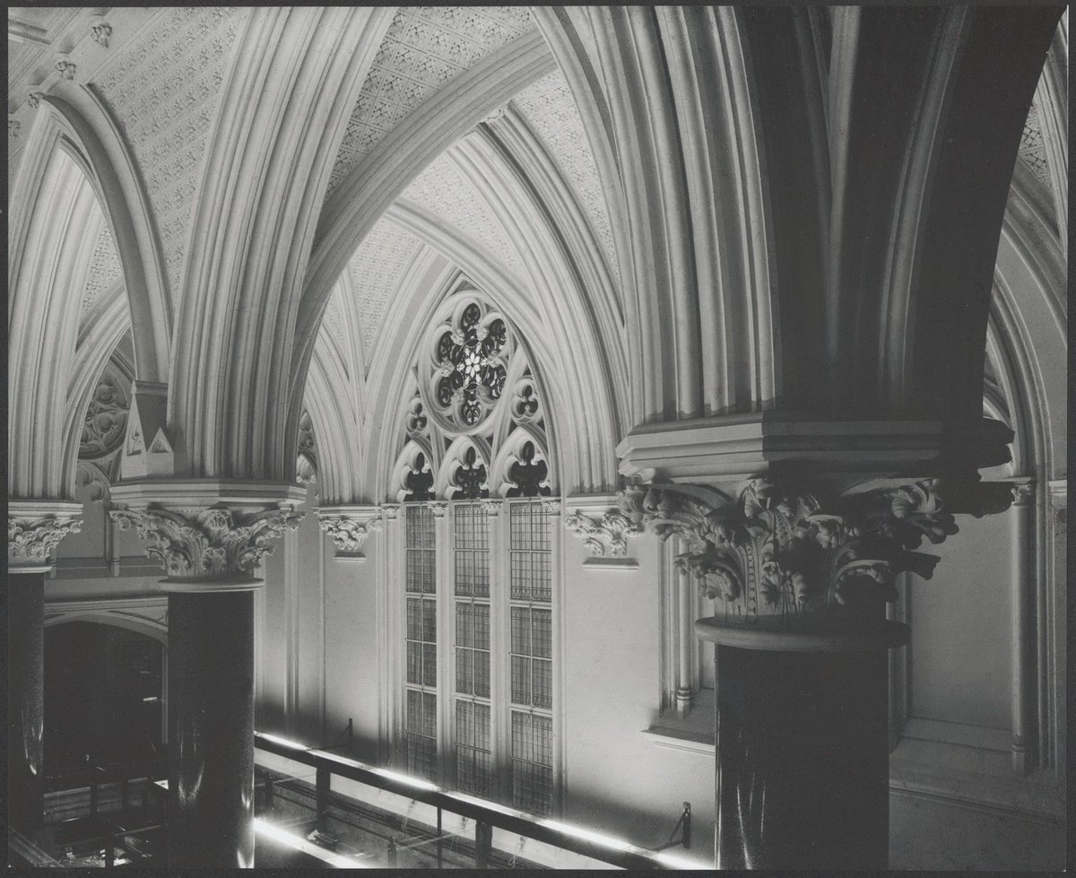 Cathedral room at the E.S.& A. Bank, Collins Street, Melbourne, Melbourne City (1950)