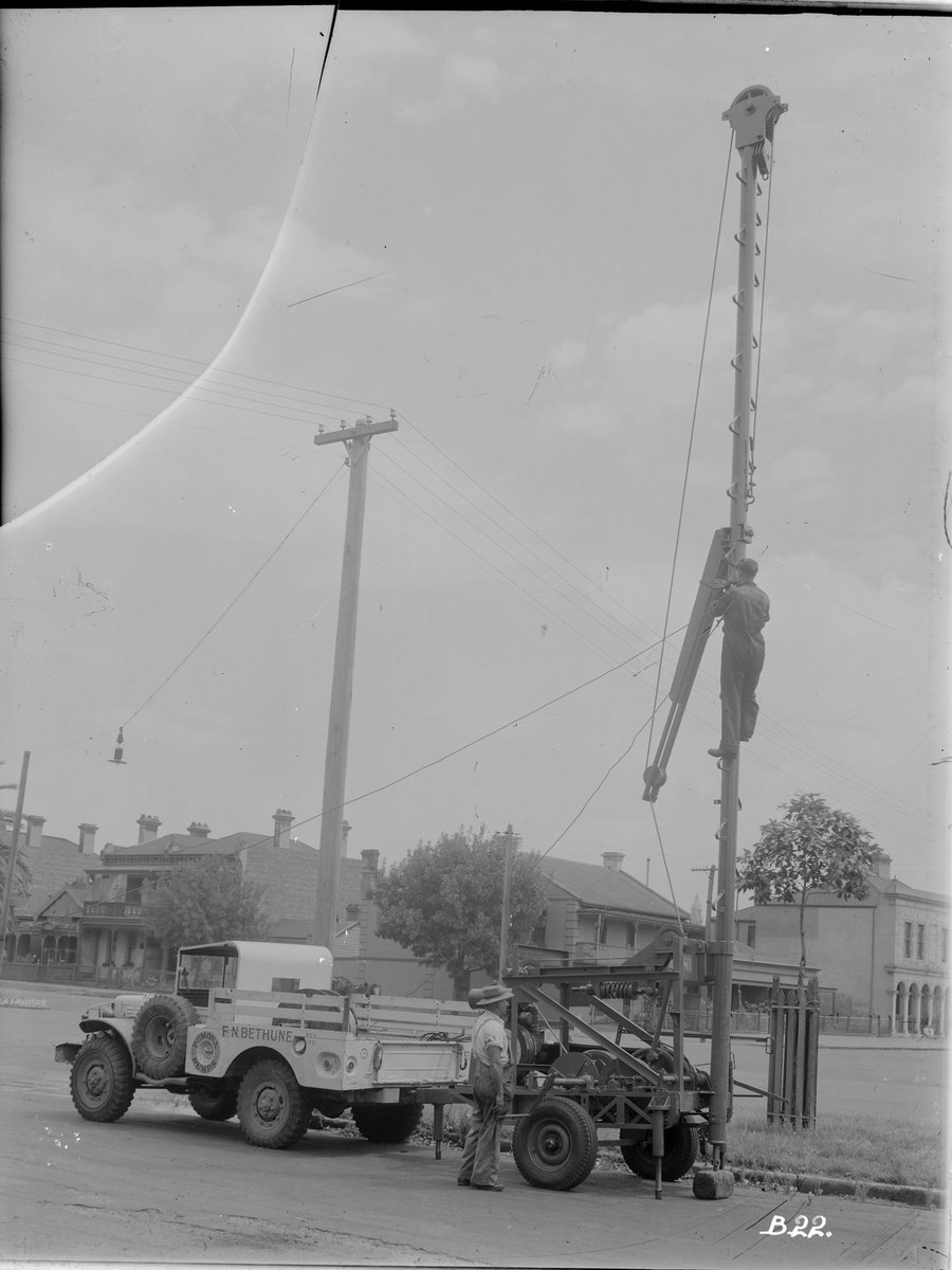 F.N. Bethune Pty Ltd, Melbourne, well drilling machine and pomona pump (c. 1942)