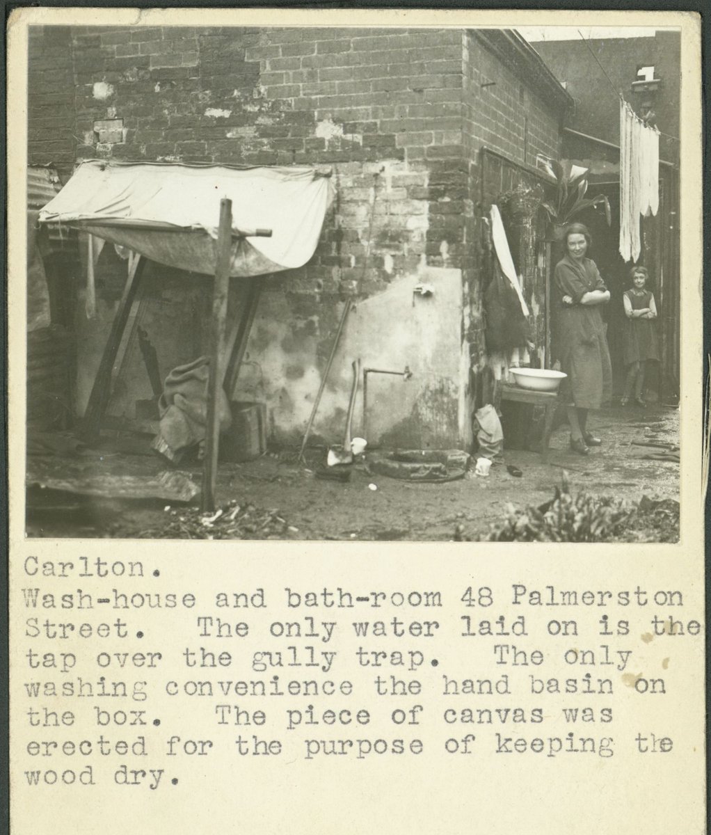 Carlton. Wash-house and bath-room, 48 Palmerston Street (c. 1935)