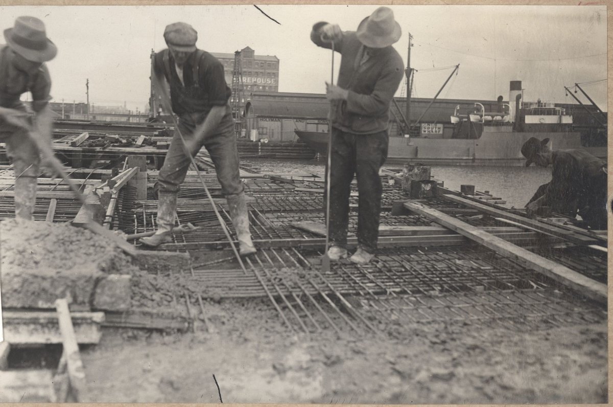 Spencer Street bridge, Melbourne City (1929)