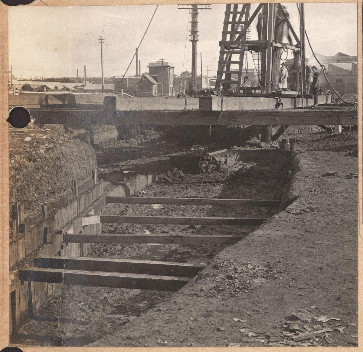 South Kensington to West Footscray. Bridge over Dynon Road (c. 1927)