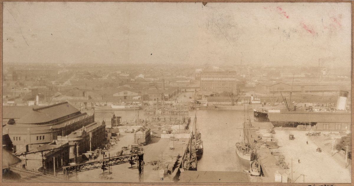 Spencer Street Bridge - General views, Melbourne, Vic, Melbourne City (1928)