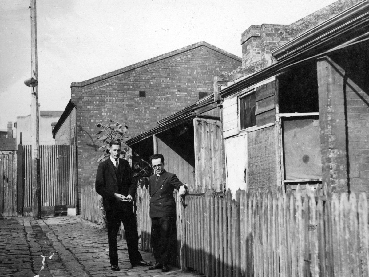 North Melbourne. Un-named lane off Byron Street (c. 1935)