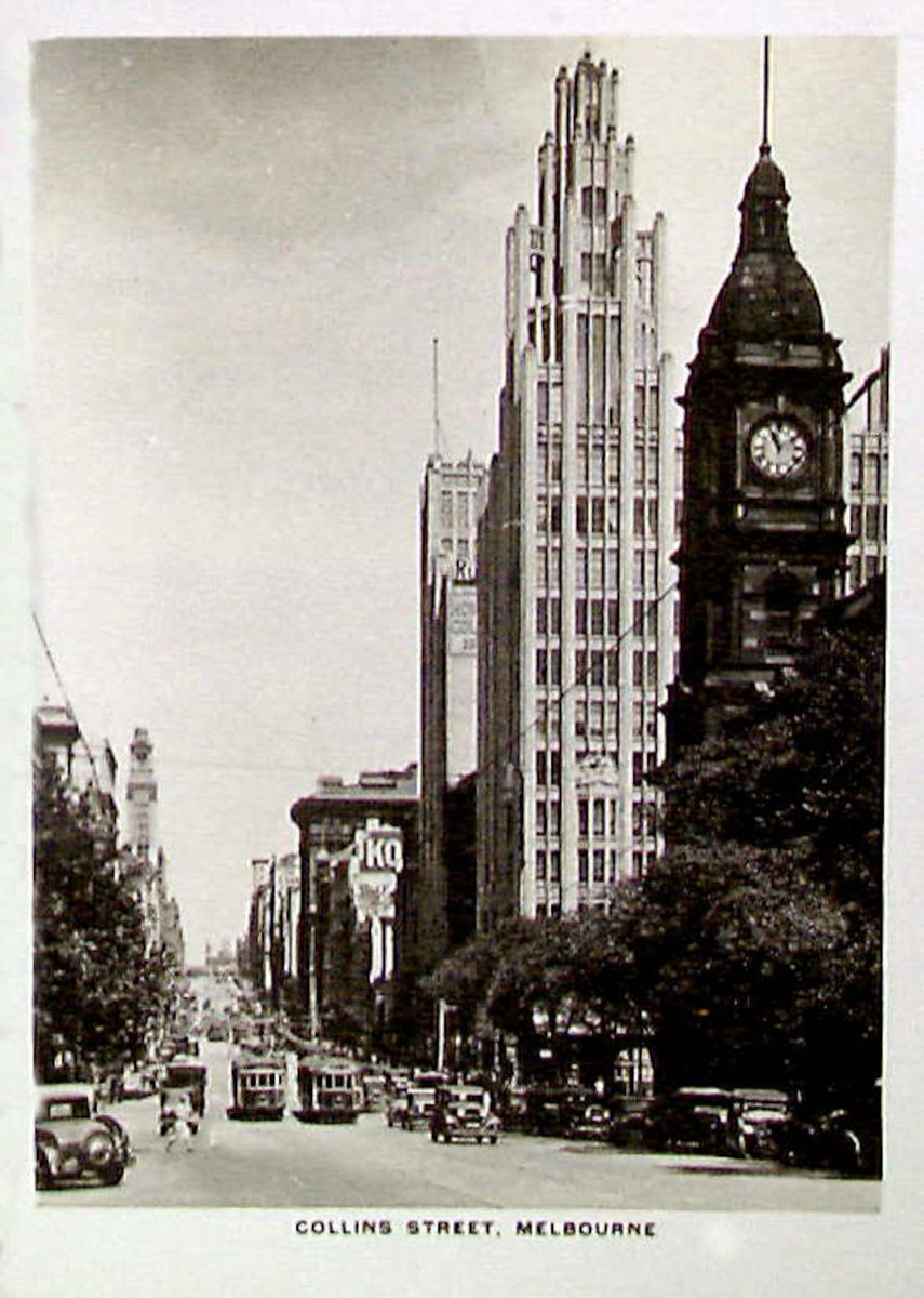 Collins Street, Melbourne, Melbourne City (c. 1930)