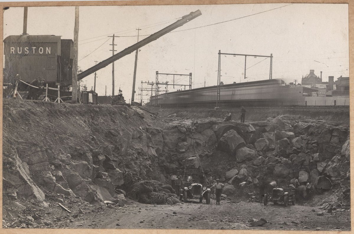 South Kensington to West Footscray, earthworks (1926–27)