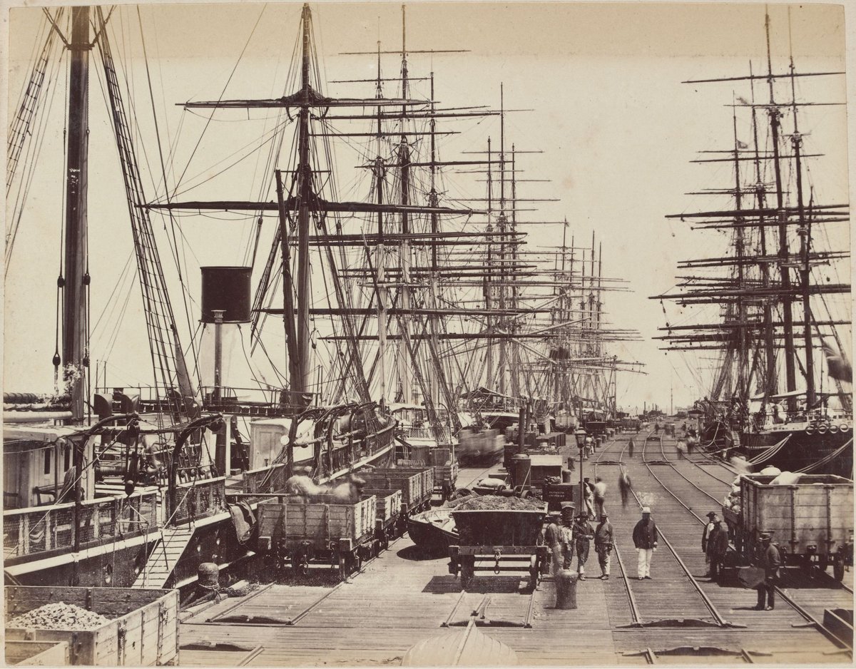 Railway Pier, Sandridge, Port Melbourne (1870–80)