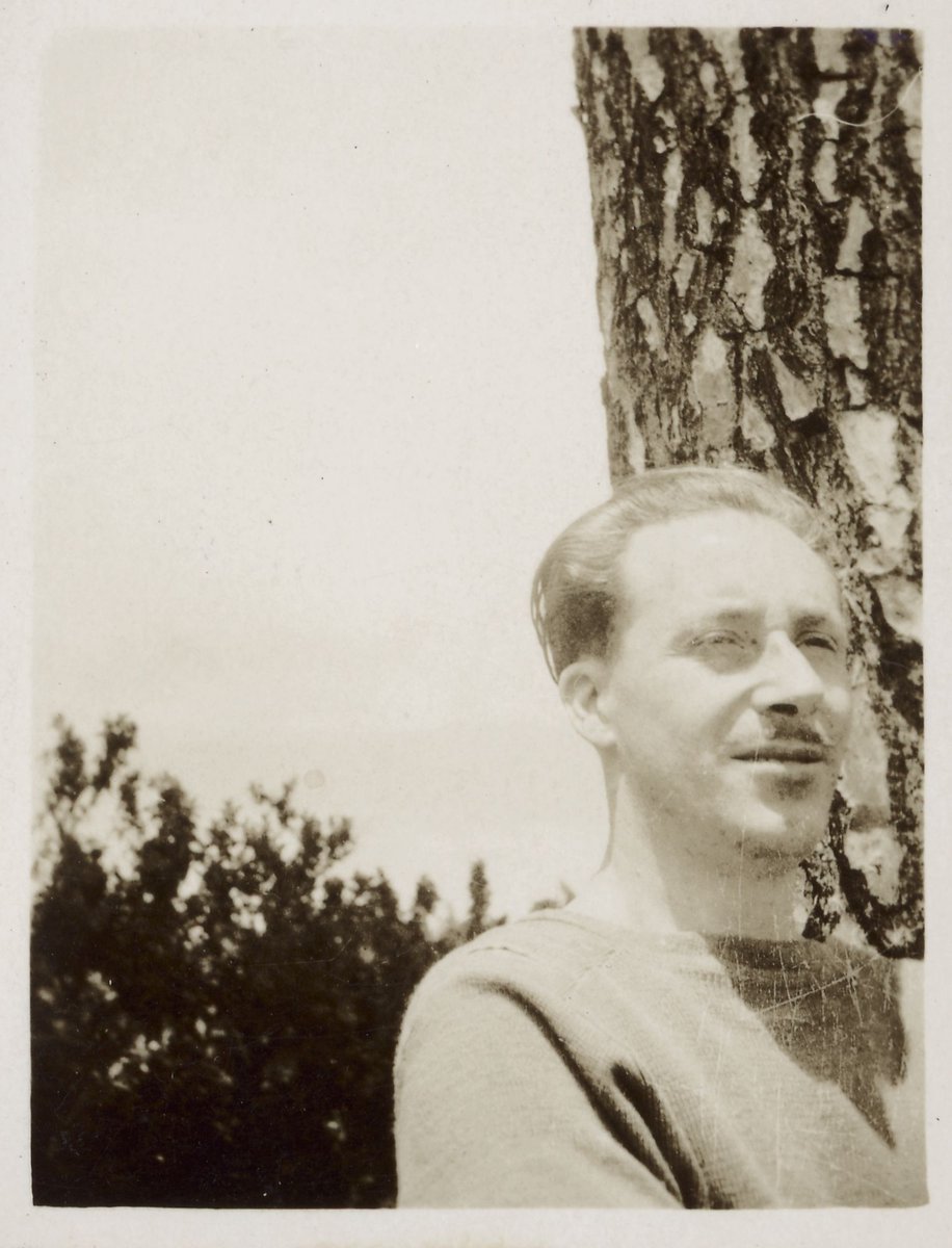Albert Tucker in Fitzroy Gardens, Melb. 1942, East Melbourne