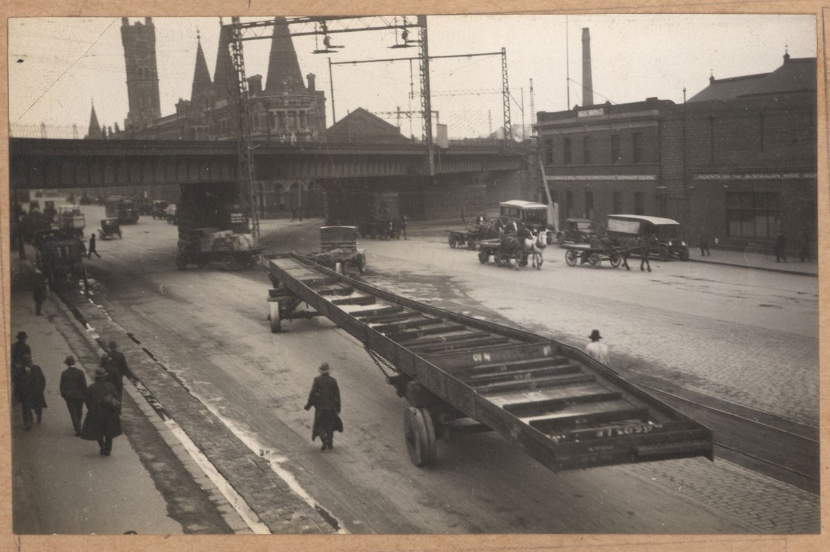 Spencer Street bridge, Melbourne City (1929)
