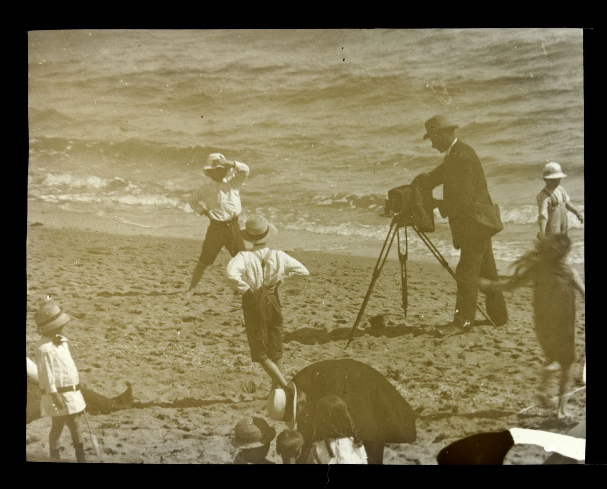 On St. Kilda beach - Melb [i.e. Melbourne] 1918, St Kilda