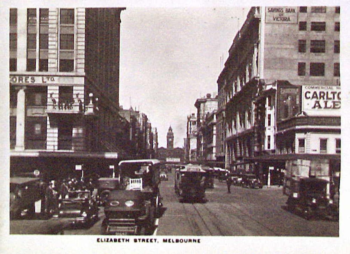 Elizabeth Street, Melbourne, Melbourne City (c. 1930)