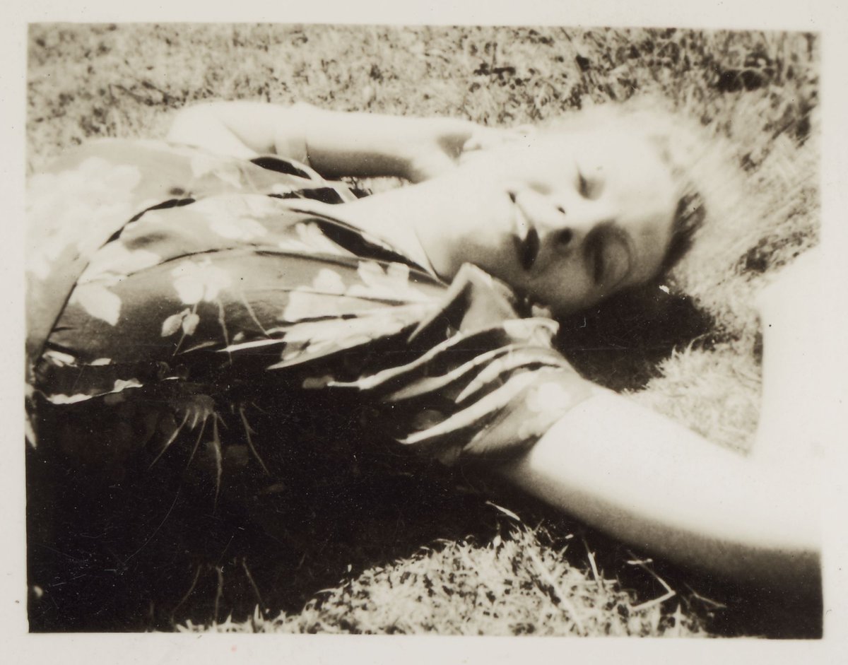 Joy Hester in Fitzroy Gardens, Melb '42, East Melbourne (1942)