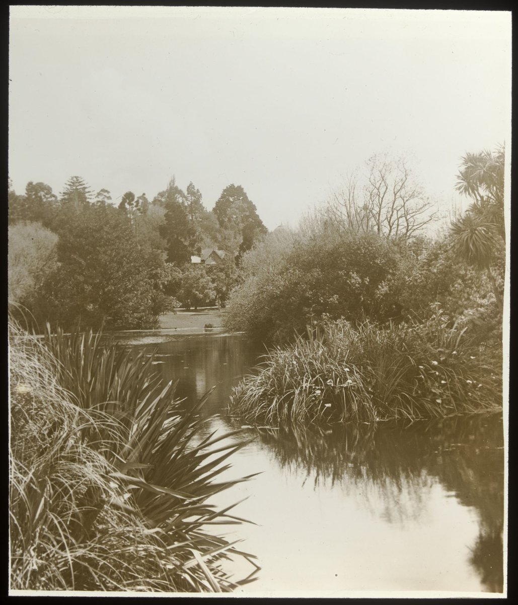 Lake in Melbourne Botanic Gardens, Melbourne City (1875–1938)