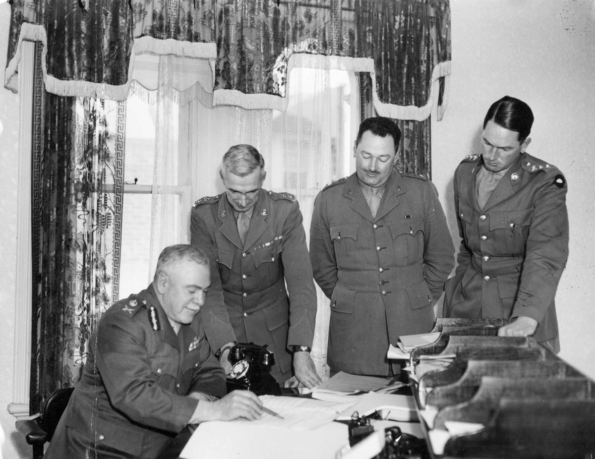A SPACIOUS MODERN HOME in St. Kilda road [i.e. Road] has become the general headquarters of the Second A.I.F, Melbourne City (c. 1939)