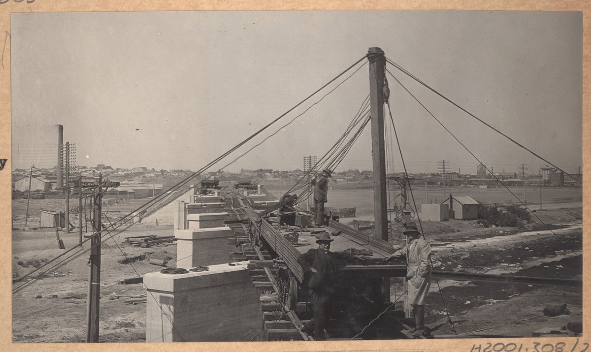 South Kensington to West Footscray. Bridge over Dynon Road. Superstructure (1927)