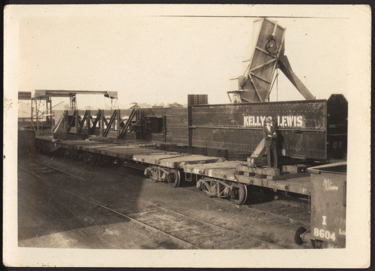 Construction of Spencer Street bridge, Melbourne City (1928–29)