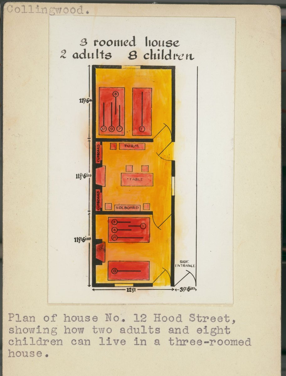 Collingwood. Plan of house, No. 12 Hood Street (c. 1935)