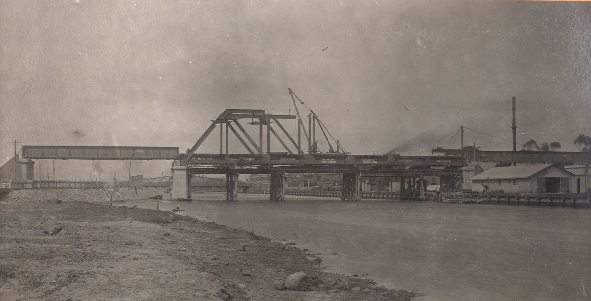 South Kensington to West Footscray. Maribyrnong River bridge general views (1928)
