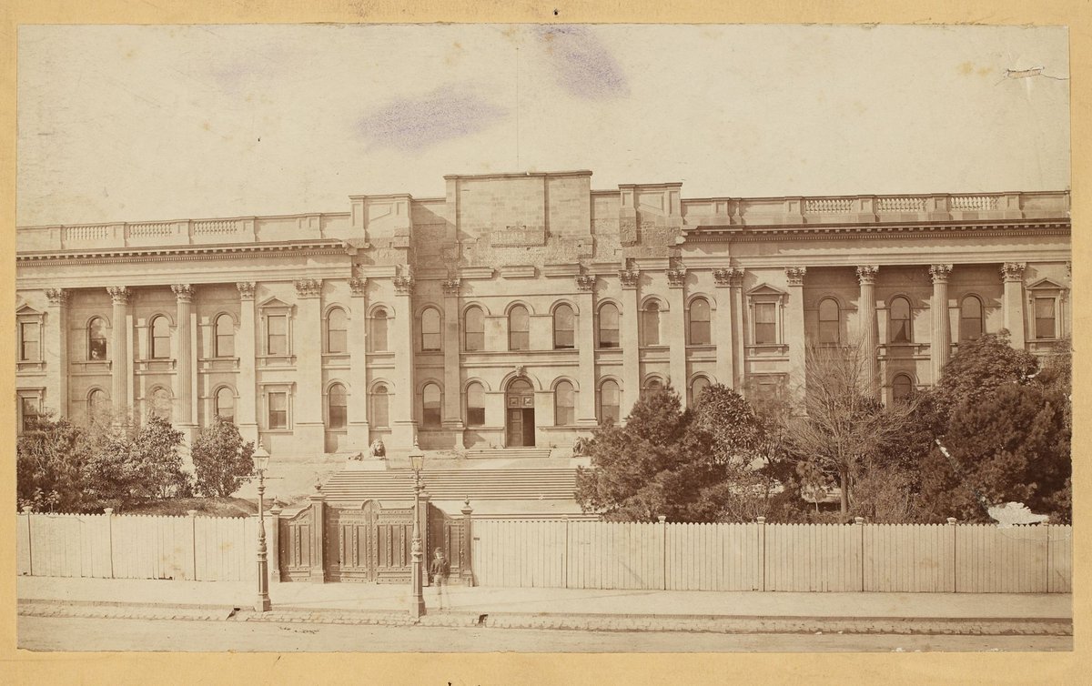 Melbourne Public Library, Victoria, Melbourne City (1856–76)