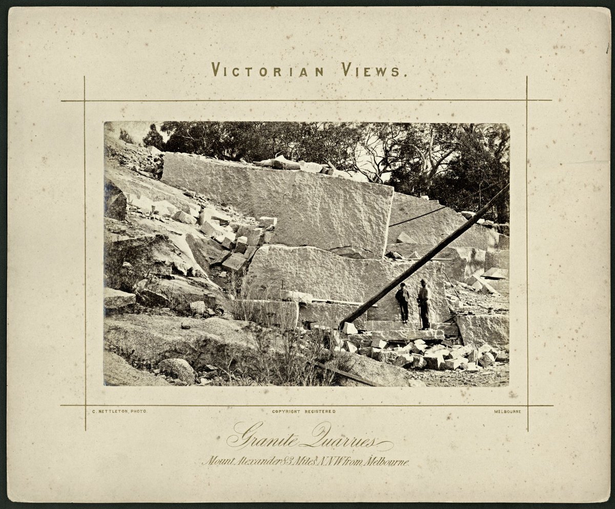 Granite Quarries Mount Alexander 83 Miles N.N.W. from Melbourne (1855–1920)