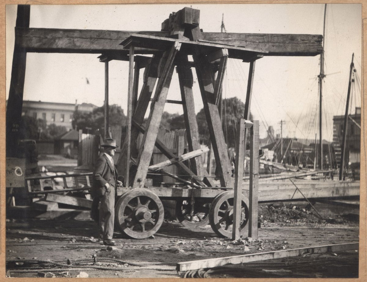 Spencer Street bridge, Melbourne City (1929)