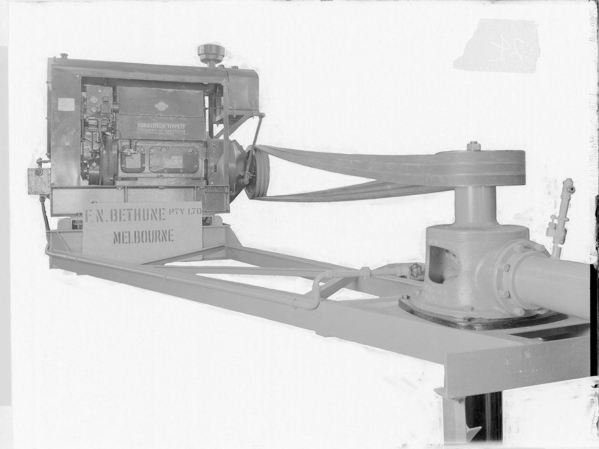 F.N. Bethune Pty Ltd Melbourne, Pomona Pump (c. 1946)