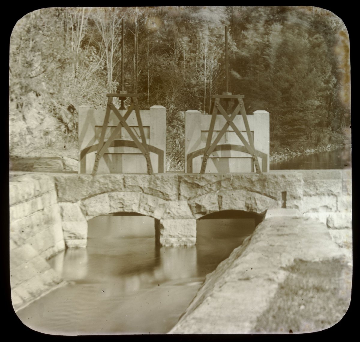 Outlet, Wallaby Creek Weir, Melb. Water Supply, Melbourne (1875–1938)