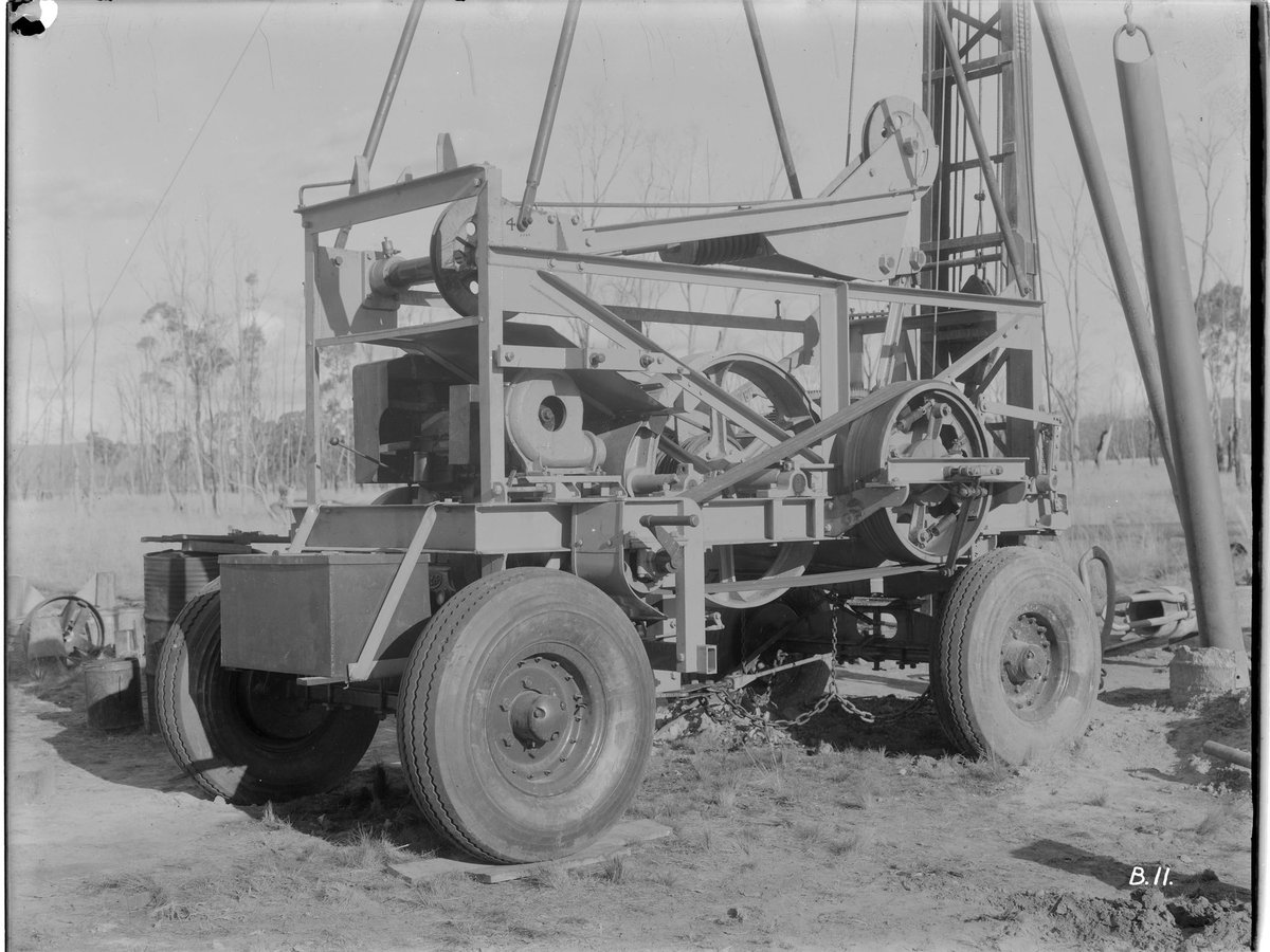 Drilling machinery, manufacture by F. N. Bethune Pty. Ltd., Melbourne, Brighton (c. 1935)