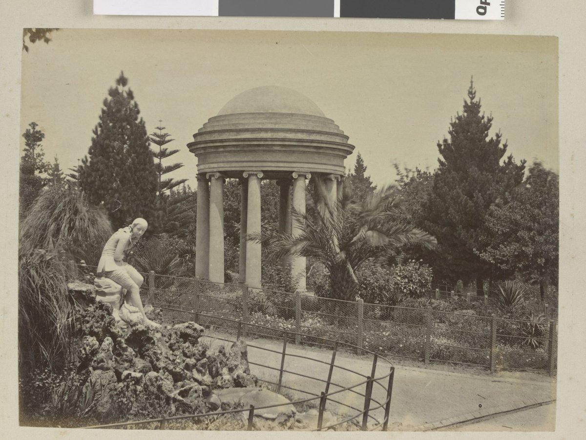 View in the Fitzroy Gardens, East Melbourne (1870–80)