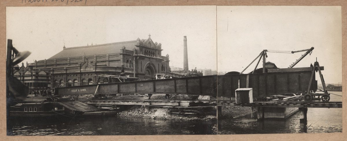 Spencer Street bridge, Melbourne City (1929)