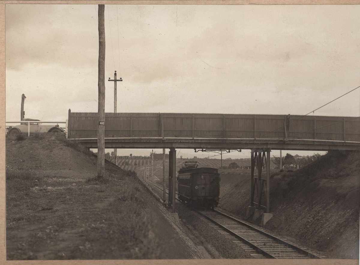 Darling to Glen Waverley - bridge over Lawrence Road, Malvern East (1929–30)