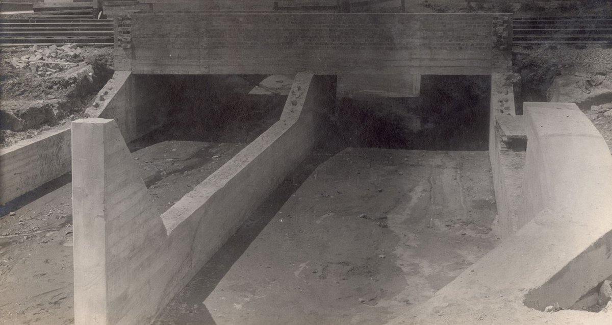 South Kensington to West Footscray - storm water drain at Raleigh Street (1927–28)