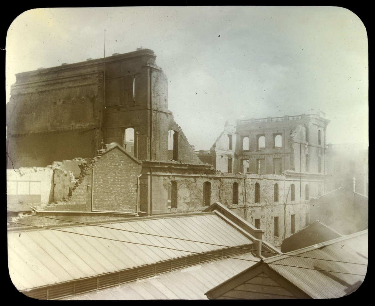 Great fire. Melbourne, 1897, Melbourne City