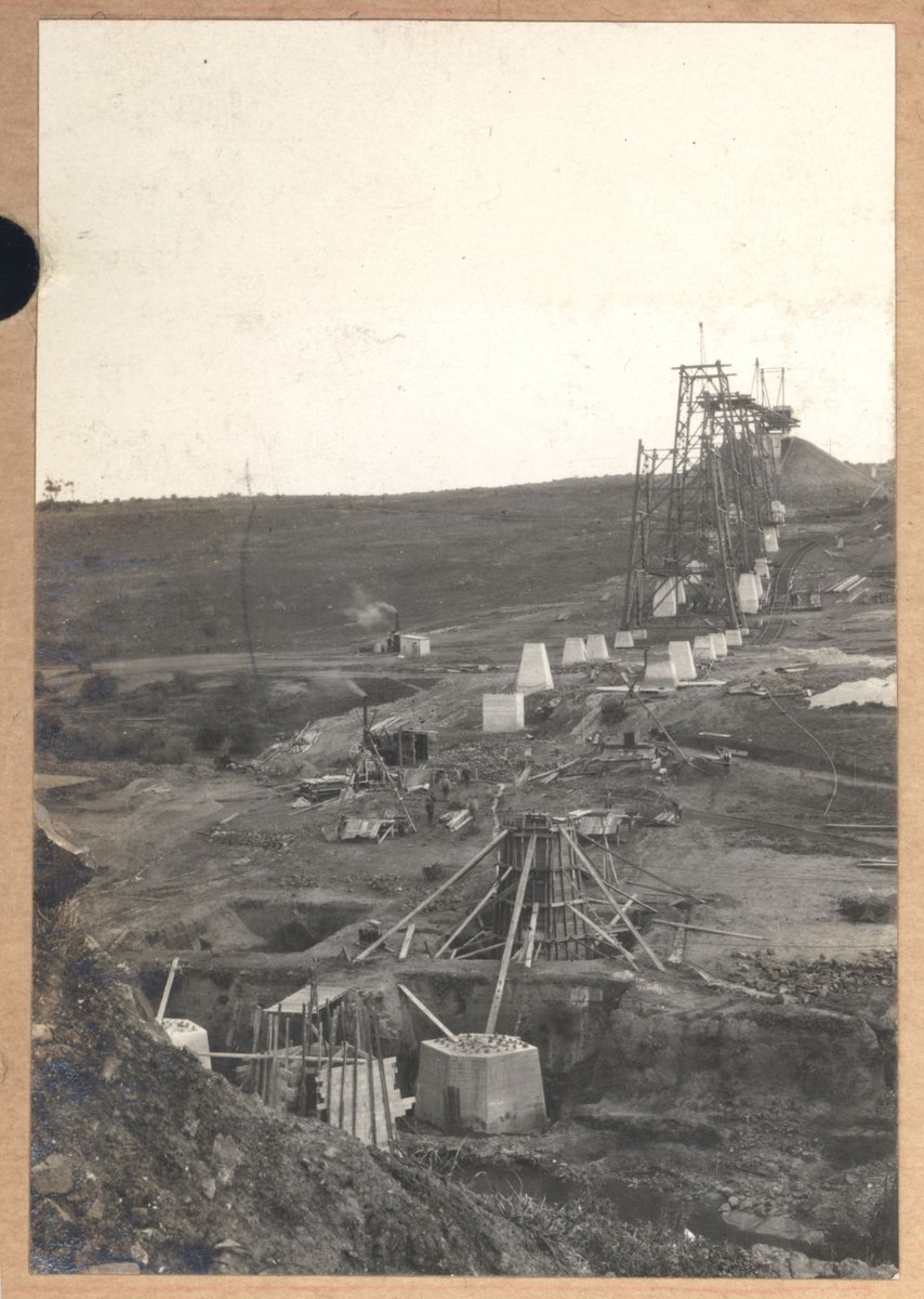 Albion to Broadmeadows - general views of Maribyrnong River viaduct (1928)